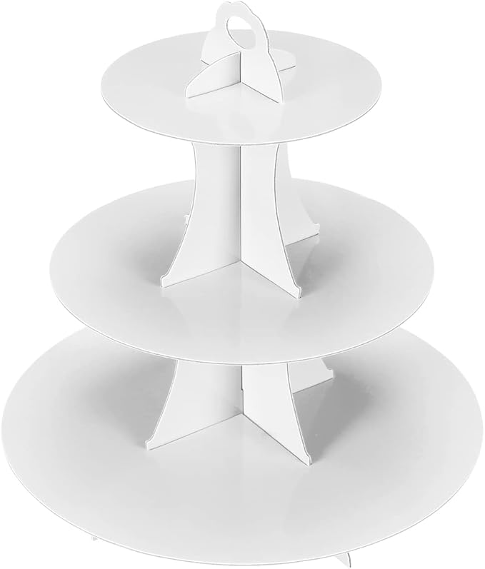 3-Tier Cupcake Stand, Cake Stand holder, Tiered DIY Cupcake Stand Tower - Image 3