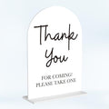 Please Take One Sign for Wedding Acrylic Arch Wedding Bridal Shower Baby Shower by Unknown