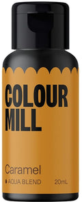 Colour Mill Aqua Blend Water-Based Food Coloring, 20 Milliliters Caramel by ColourMill