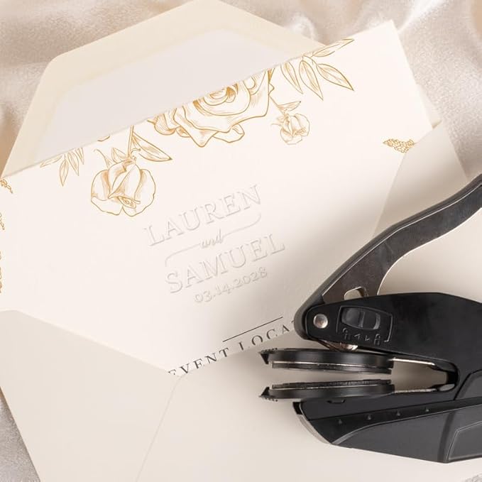 Personalized Wedding Embosser | Custom Made - Image 2