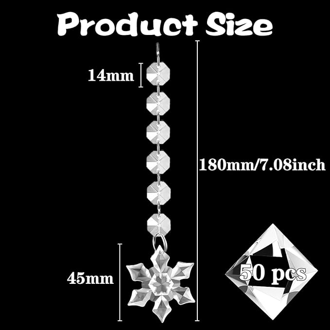 50 Pack Hanging Crystals - Image 2