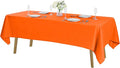 Rectangle Tablecloth 60x120 inch Washable Polyester Fabric Table Cloth by Cupuamon
