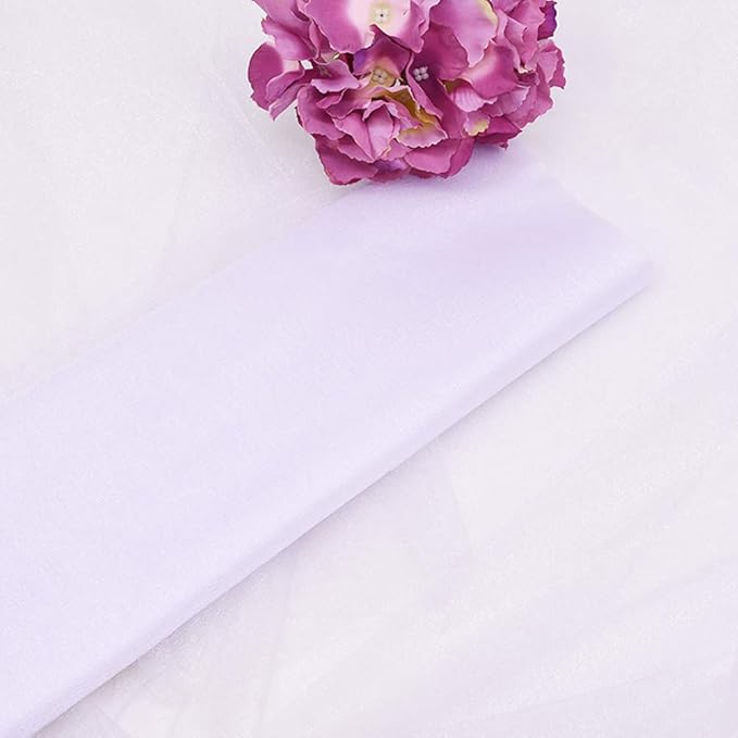 Crystal Organza Tulle Sheer Fabric Backdrop Curtains - Image 2