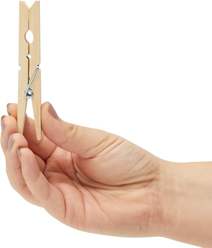 Juvale Wooden Clothespins & Hanging Clips - Image 7