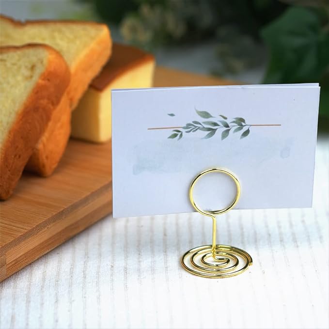 20pcs Mini Place Card Holders, Cute Table Number Holders, Small Size Table Card - Image 2