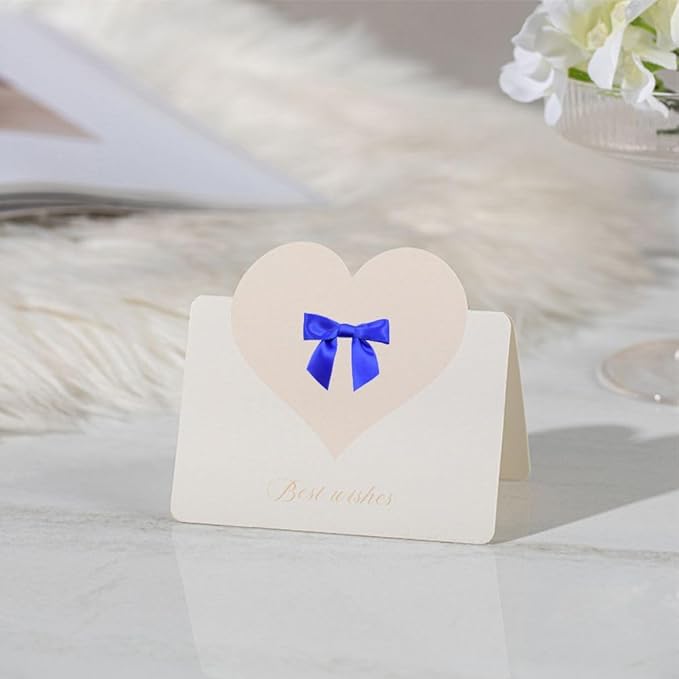 2.5" Hgzgch Blue Satin Ribbon Bow - Image 7