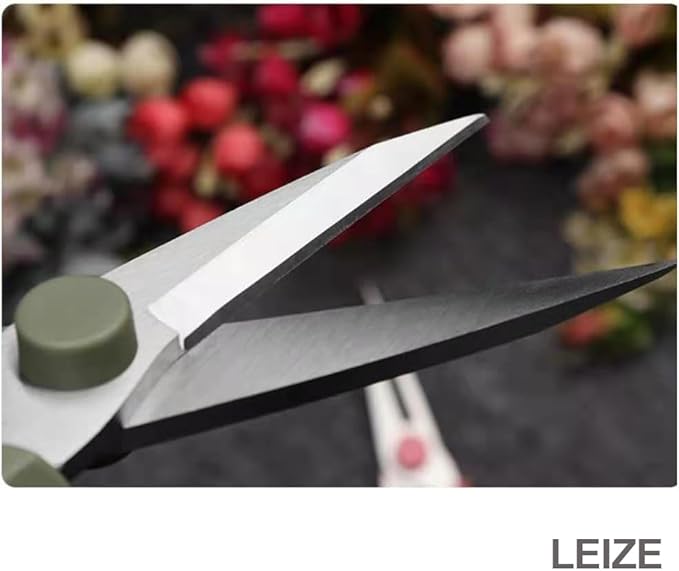 Leize Flower Scissors, Premium Thickened Stainless Steel Floral Shears - Image 4