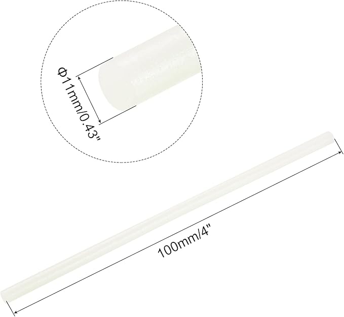 uxcell 20pcs Hot Glue Sticks for Glue Gun 11mm/0.43-inch x 4-inch Mini Hot Melt - Image 2