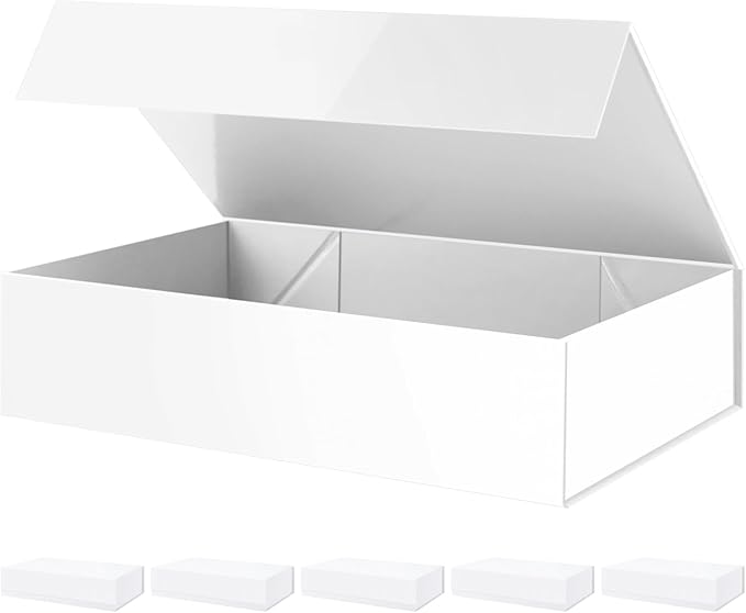 PACKHOME 6 Extra Large Gift Boxes 17.5x11.3x4.3 Inches, Sturdy Shirt Boxes by PACKHOME