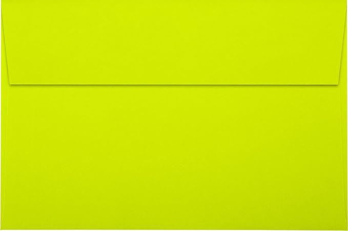 LUXPaper A9 Invitation Envelopes | Peel & Press | 5 3/4" x 8 3/4" | Wasabi - Image 2