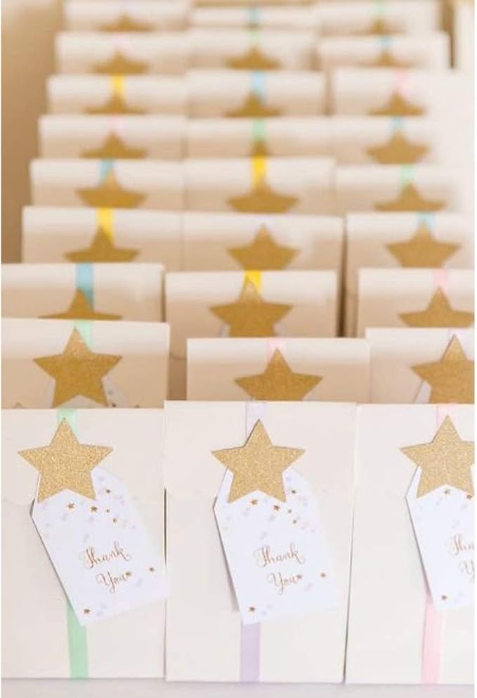 MOWO Glitter Five Stars Confetti Wedding Party Decor and Table Decor, 1.2’’ in - Image 4