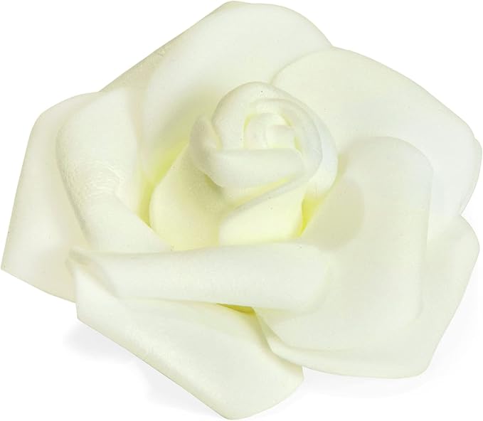 Juvale Centerpiece Table Decorations Ivory Artificial Roses - Image 8