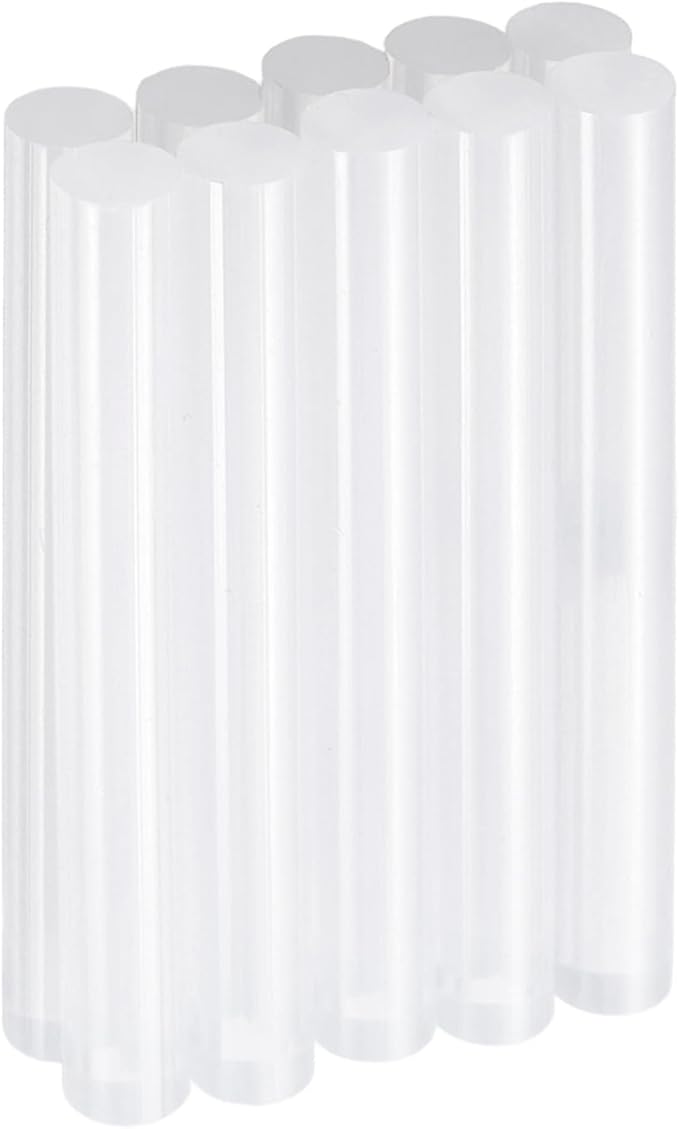HARFINGTON 10pcs Hot Glue Sticks 0.43" Dia x 3.94" Long EVA Mini Hot Melt by HARFINGTON