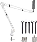 BOMGE Microphone Boom Arm Mic Stand Adjustable Clip Studio Suspension Scissor by BOMGEMusicStudio