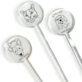 Coolslove Personalized Wedding Dog Stir Sticks, Custom Illustrated Pet Acrylic by CoolsLove