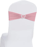 Howhic Pack of 30 Spandex Chair Sashes Bows Stretch Chair Cover Band by Howhic