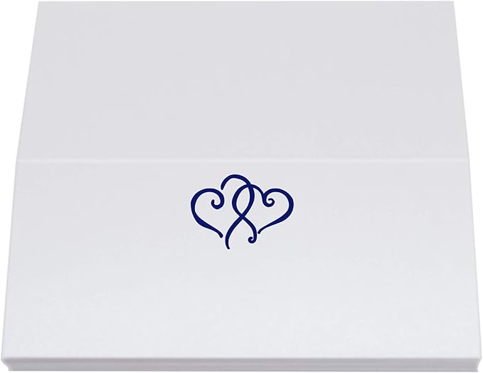 Linked Hearts Place Cards, Pre-cut and Scored - Image 5