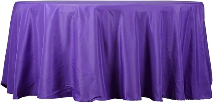 Efavormart Round Tablecloth, 132 Inch Stain & Wrinkle Resistant Washable Table - Image 6