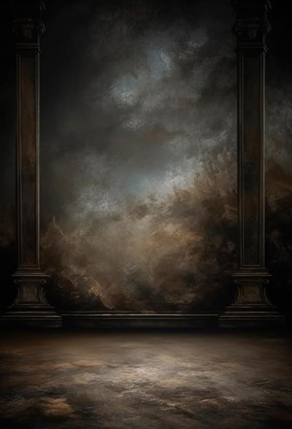 6.5x10ftDark Vintage Photography Backdrops Portrait Photo Backdrop Wedding - Image 4
