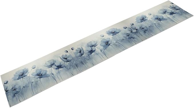 Abstract Floral Table Runner, 13x60 Inch - Image 8