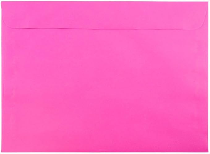 JAM PAPER 9 x 12 Booklet Colored Envelopes by JAMPaper