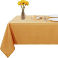 Fitable Rectangle Tablecloth Stain and Wrinkle Resistant Washable Polyester by Fitable