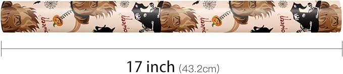 LeZakaa Funny Halloween Wrapping Paper Roll - Image 7
