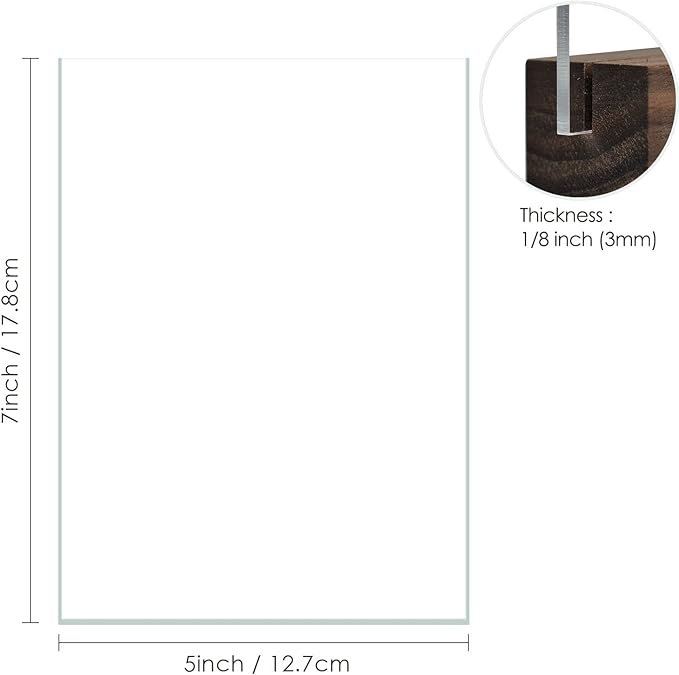 20 Pack Clear Acrylic Blank Signs - Image 2