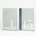 JINMURY Sliver Wedding Table Numbers 1-15 by JINMURY