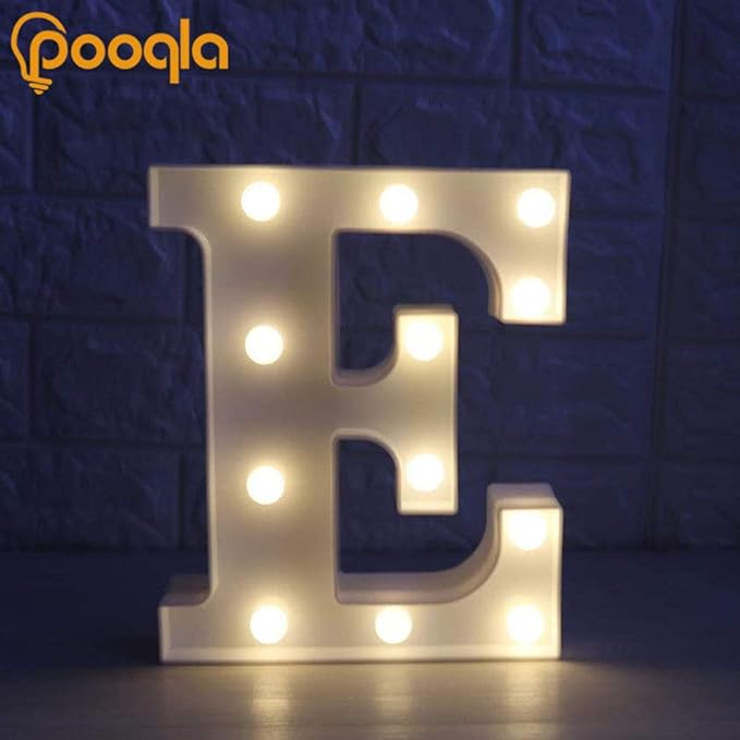 Pooqla LED Marquee Letter Lights Sign, Light Up Alphabet Letter - Image 5