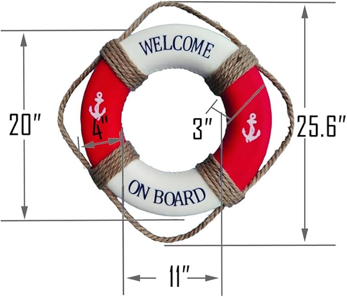 MorroMorn Lifebuoy Wall Hanging Decor - Image 3