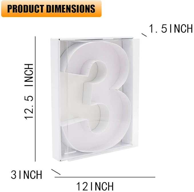 12" Fillable Cardboard Number Charcuterie Gift Cupcake Box - Image 2