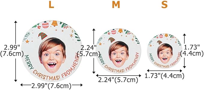 callie Personalized Christmas Stickers - Image 8