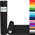 Vanhench Black Wrapping Paper 17.5"×760", Art Packing, Bouquet Flower Halloween by Vanhench