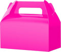 UnicoPak 30 Pack Shiny Hot Pink Gable Gift Boxes Party Favor Boxes, Candy Treat by UnicoPak