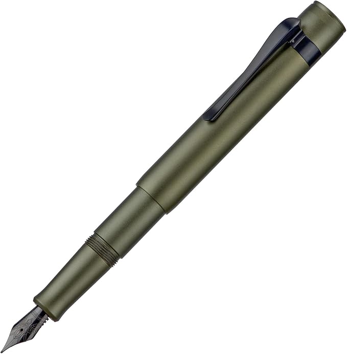 Hongdian M2 Black Forest Mini Fountain Pen, Fine Soft Nib & Sleek Shape - Image 2