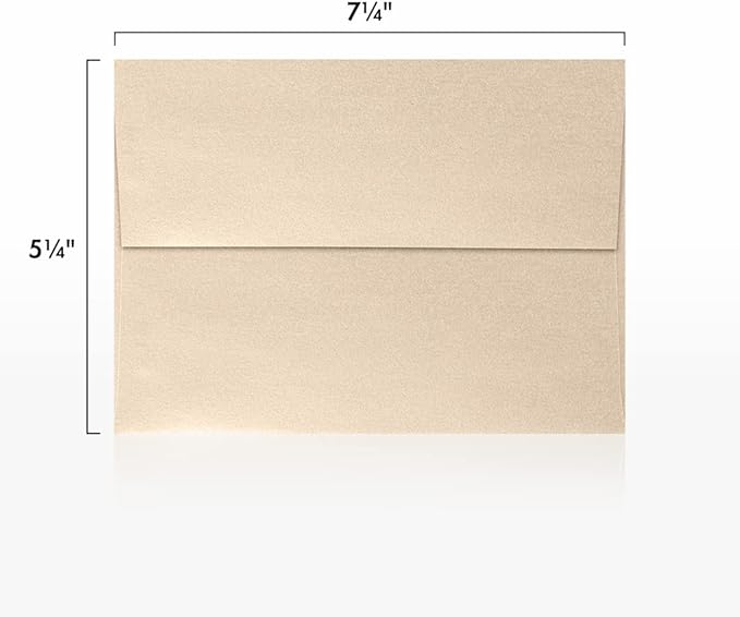 LUXPaper A7 Invitation Envelopes | Peel & Press | 5 1/4" x 7 1/4" | Taupe - Image 3