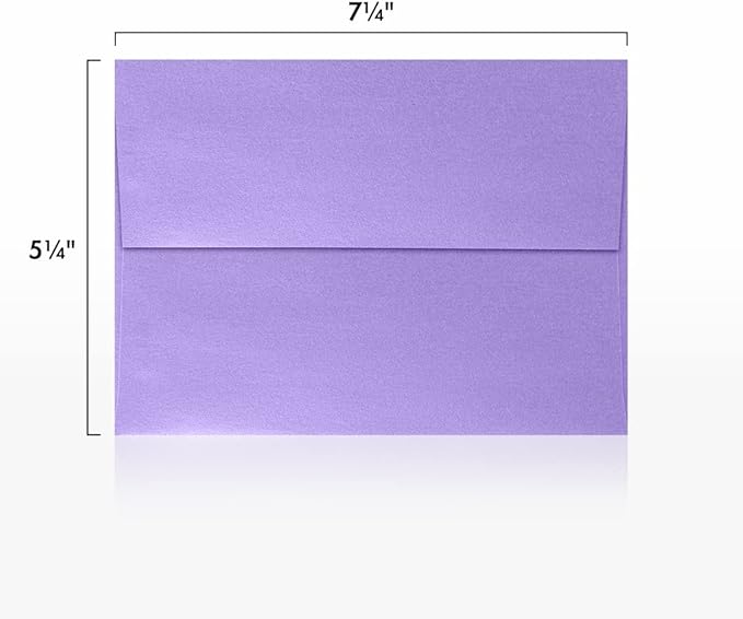 LUXPaper A7 Invitation Envelopes | Peel & Press | 5 1/4" x 7 1/4" | Amethyst - Image 3