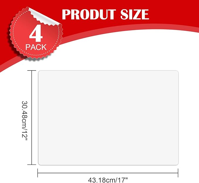 Thaibear Blank Car Magnets, 4 Pack Car Door Magnets Signs - Image 2