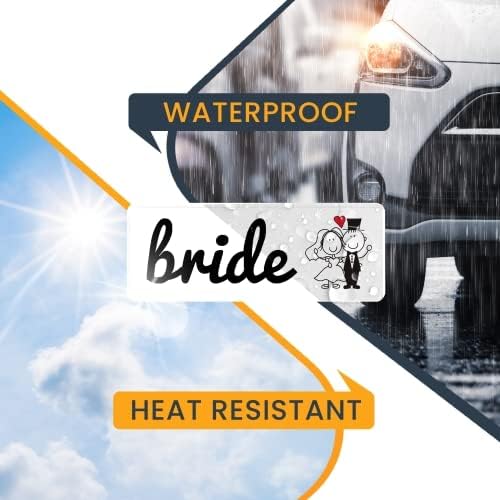 Magnet Me Up Bride Magnet Decal, 3x8 Inches Heavy Duty Automotive Magnet - Image 7