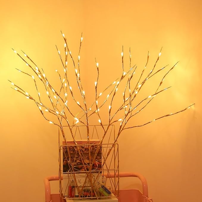 DK177 2 Pack Led Branch Light Battery Operated Lighted Branch Vase Filler - Image 6