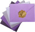 50 Pack Colored A6 Invitation Envelopes 4x6 by Toperd