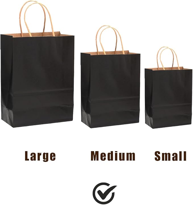 qiqee 200Pcs Paper Gift Bags - Image 7