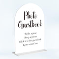 Photo Guest Book Sign for Wedding Acrylic Arch Wedding Bridal Shower Baby by Unknown