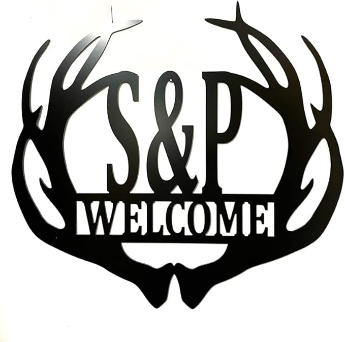 Personalized Couple Initial Last Name Sign - Image 7