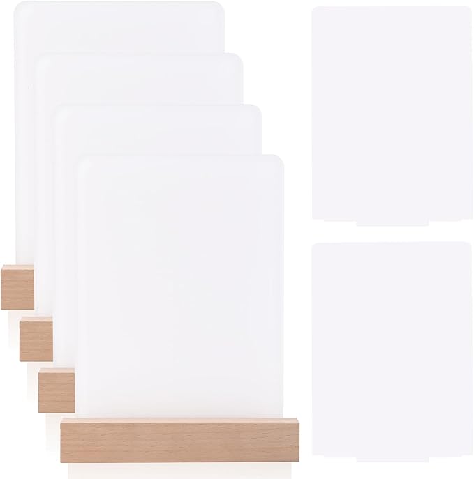 5" x 7"- 6pcs Acrylic 4pcs Frame Sublimation LED Acrylic Photo Frames Night - Image 2