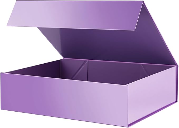 PACKHOME Large Gift Box 13.5x10x3.5 Inches, Sturdy Shirt Box by PACKHOME