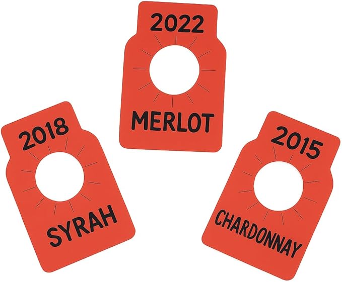 200 PCS Wine Bottle Tags –Paper Hanging Cellar Labels - Image 5