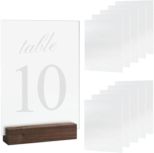 10 Pack Frosted Acrylic Sign Blank by JINMURY