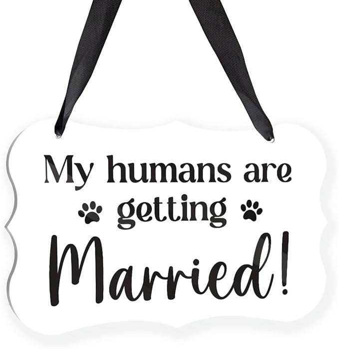 Acrylic Wedding Sign, Ring Bearer Sign, by Unknown